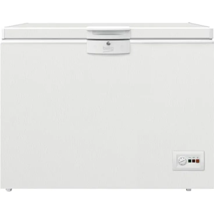 Beko Congelatore libera installazione HSM29540, Tiefkühltruhe 288 Liter, Energieklasse E
