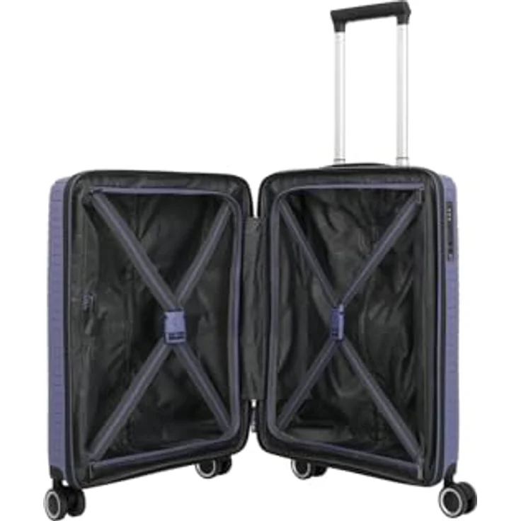 Travelite ORBITA Hartschalen Handgepäck Koffer, 4 Rollen, 55 cm, 37 Liter, Lavendel, mit TSA Schloss – Bild 5