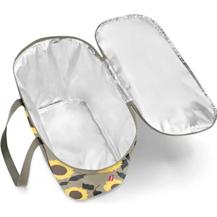 reisenthel coolerbag sunflowers, Kühlbox 20 l mit hochdichter Isolierung und stabilem Reißverschluss, wasserabweisendes Polyester – Bild 3