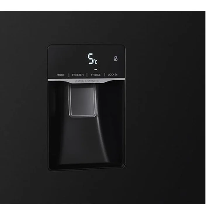 Respekta Side by Side Kühlschrank Gefrierkombi Black Steel, 178 cm, mit Wasserspender, 288 L Kühlinhalt, No Frost und ECO-Funktion – Bild 13