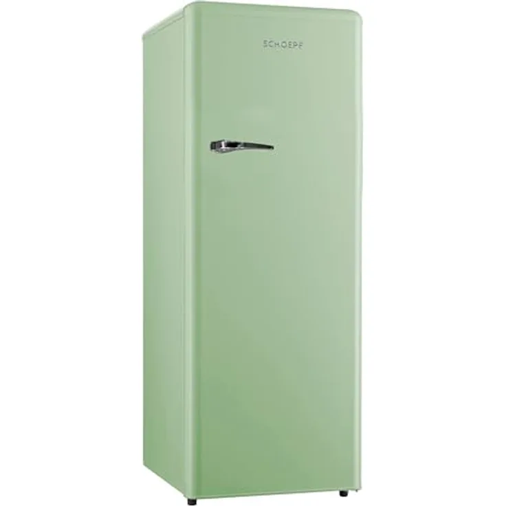 SCHOEPF Vollraum-Kühlschrank Retro RKS245SGD, 238L, Energieeffizienzklasse A, grün
