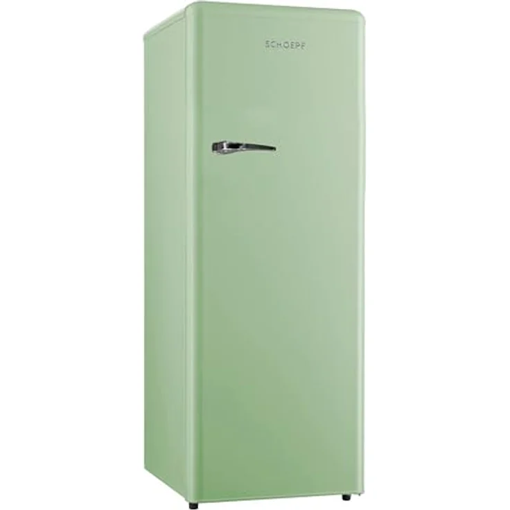 SCHOEPF Vollraum-Kühlschrank Retro RKS245SGD, 238L, Energieeffizienzklasse A, grün – Bild 1