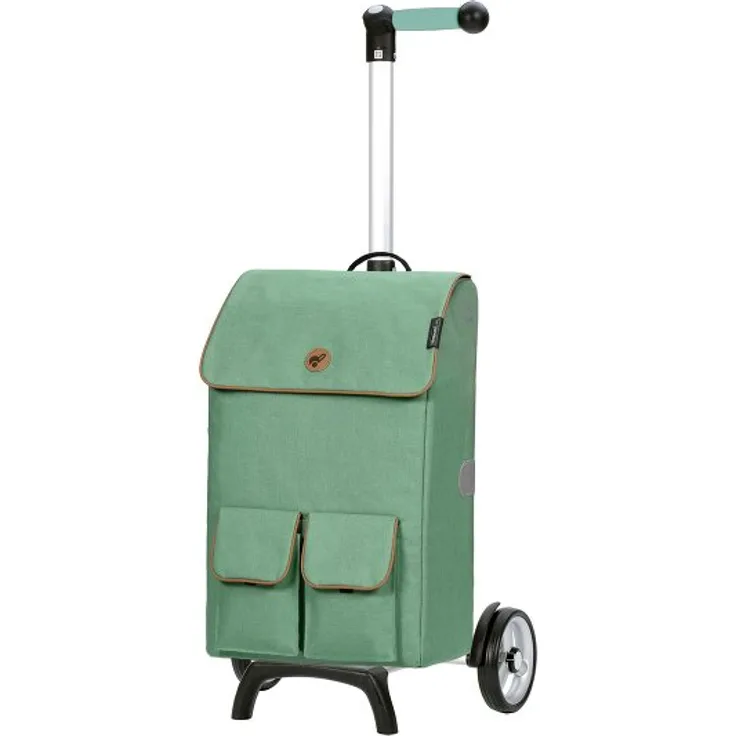 Andersen Shopper Royal Shopper Ipek Ma, Einkaufstrolley 58 cm, 100% Polyester, Farbe salbei