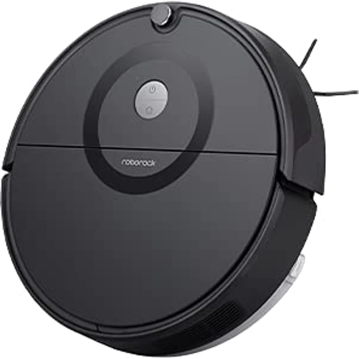 Roborock E5 Saug- und Wischroboter mit Fernbedienung & App-/Sprachsteuerung (2500Pa Saugleistung, 200min Akkulaufzeit, 640ml Staubbehälter, 180ml Wassertank, Gyroskopen-Sensoren-Routensystem) Schwarz – Bild 3