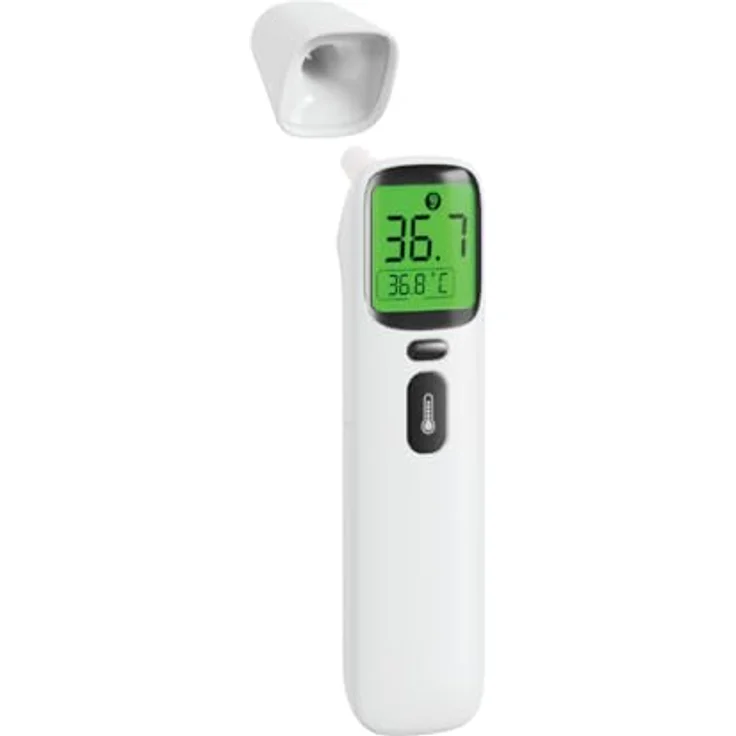 IEA Medical Infrarot Fieberthermometer kontaktlos – Digital, für Babys, Kinder & Erwachsene, mit Fieberalarm & Stirnmessung – Bild 1