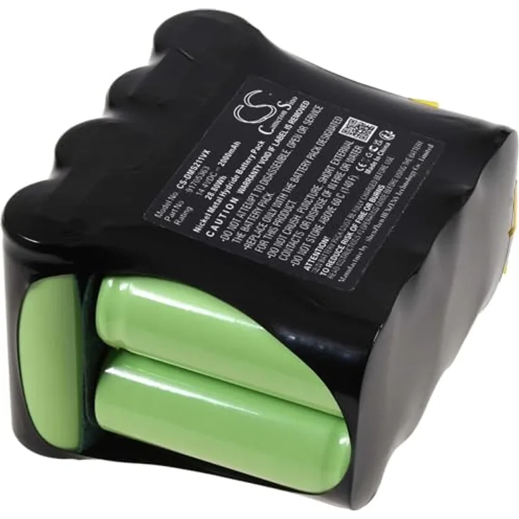 Powery Akku für Hand-Staubsauger Domo DO211S DO211S-45, 14,4V 2000mAh NiMH