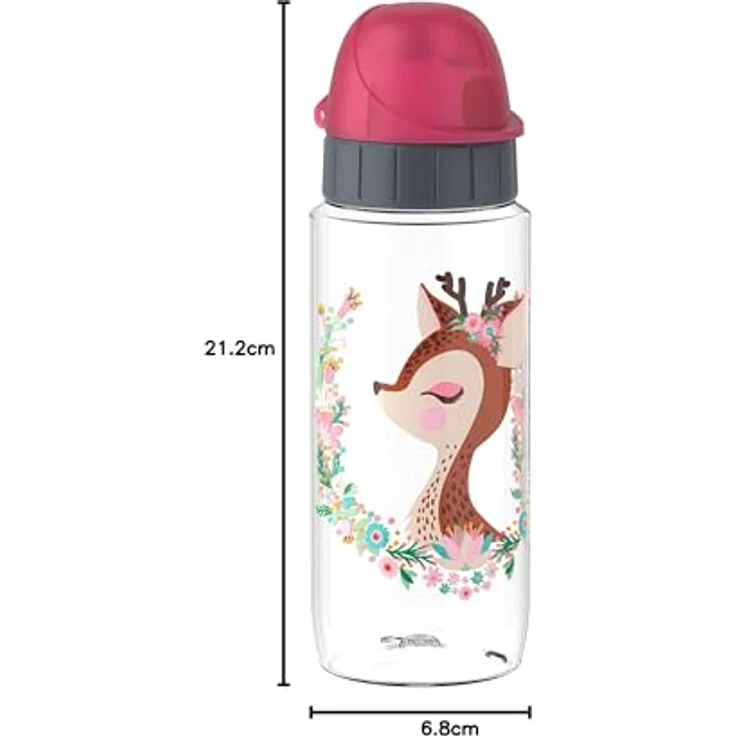 Emsa N30333 Kids Tritan Trinkflasche, 500 ml, dicht, hygienisch, unbedenklich, spülmaschinenfest – Bild 9