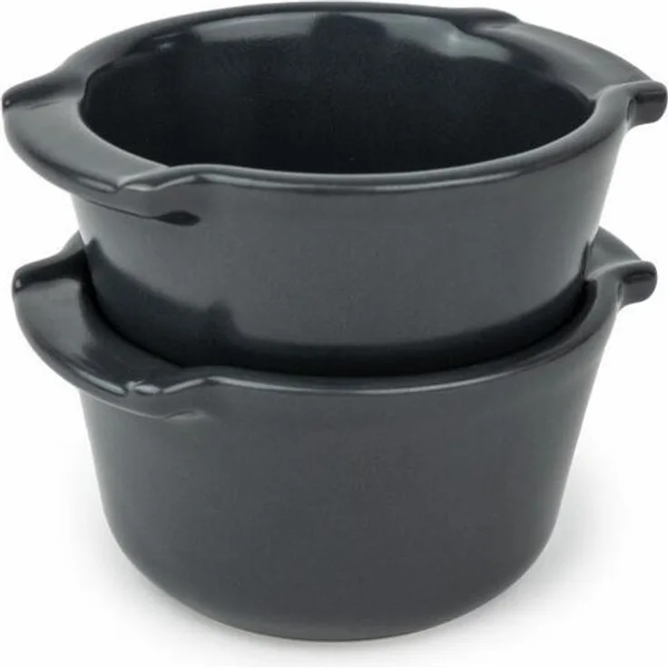 PEUGEOT Auflaufform Mini APPOLIA, 11cm schiefergrau, Keramik, für Ofen und Mikrowelle, 10 Jahre Garantie