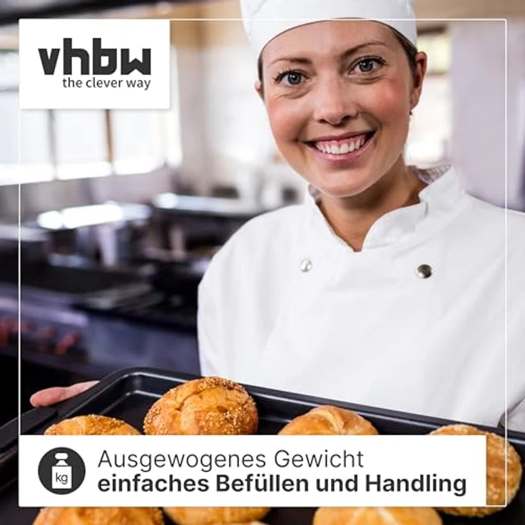 VHBW Backblech kompatibel mit Siemens HB676G0S1/28, HB676GBS1/01, HB676GBS1/05, HB676GBS1/35, HB678GBS6/05 - 45,8 x 36,5 x 4 cm, antihaftbeschichtet, emailliert, schwarz, spülmaschinenfest – Bild 8