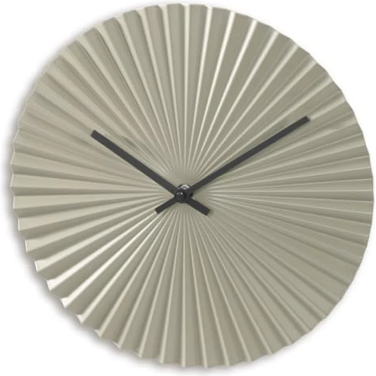 Hama Wanduhr Barbados, Quarz, tickend, Metall im Fächerlook, Ø 30 cm, 100% plastikfreie Verpackung – Bild 3