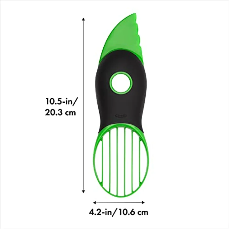 OXO Good Grips 3-in-1-Avocadoschneider - grün – Bild 2