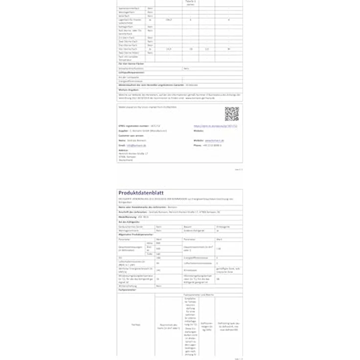 Bomann® KSE 7810 Einbaukühlschrank mit Gefrierfach, 118 Liter, Abtauautomatik, Schlepptürausführung, wechselbarer Türanschlag – Bild 9