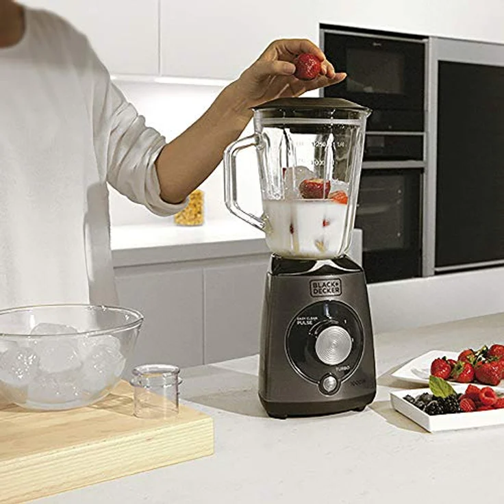 Black + Decker ES9120050B BXJB1000E Standmixer, 1000, Kunststoff, 1.5 liters, Nero-Acciaio – Bild 6