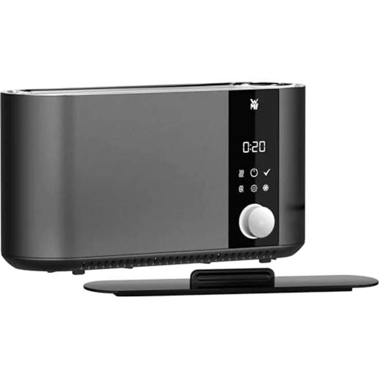 WMF Master Toaster Langschlitz, motorisiert, 2 Scheiben, XXL-Toast, automatische Brotzentrierung, 980 W, Edelstahl Matt, Touch Bedienfeld, Check-Up Funktion, LED-Lichtleiste – Bild 3
