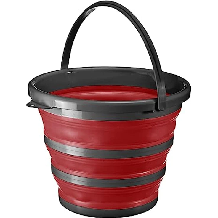Westmark Eimer – faltbarer Eimer mit Henkel, platzsparend und tragbar, praktischer Falteimer für Camping, Reinigung oder zum Spielen für Kinder, ideal für Tiny Living – 10 Liter – Bild 1