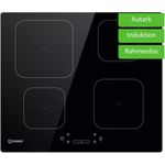 Indesit Induktions-Kochfeld IIH60Q4SNE, 60 cm, Booster Zone, schwarz