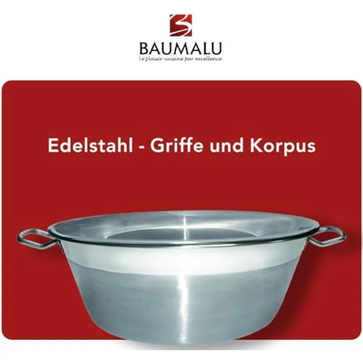 Baumalu 207150 Marmeladenschüssel, massives Kupfer, geeignet für alle Arten von Pfannen (außer Induktion) – Bild 3