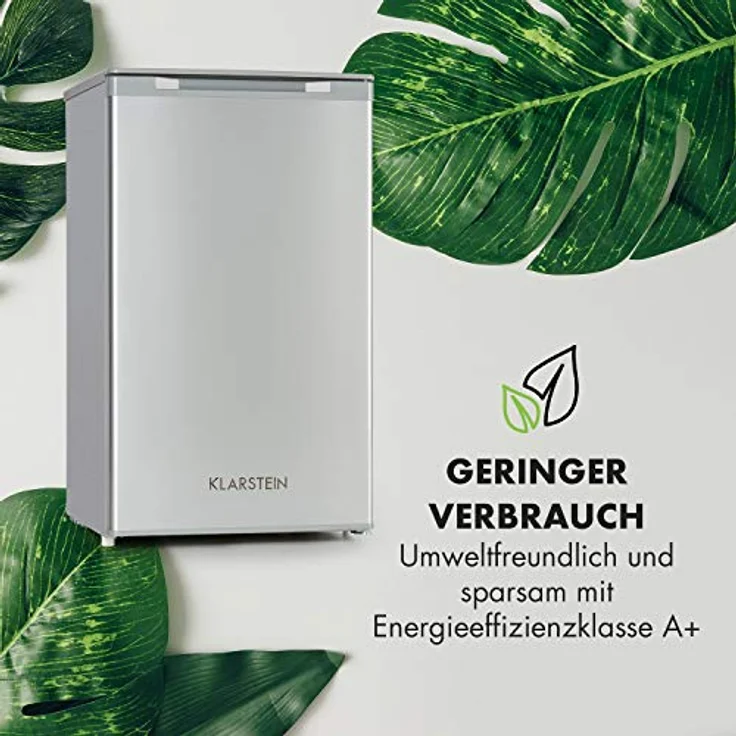 Klarstein Mini Gefrierschrank, Klein & Leise, 69L, Freistehender Gefrierschrank in stilvollem Design, Effizienter Tiefkühlschrank - Weiß – Bild 2