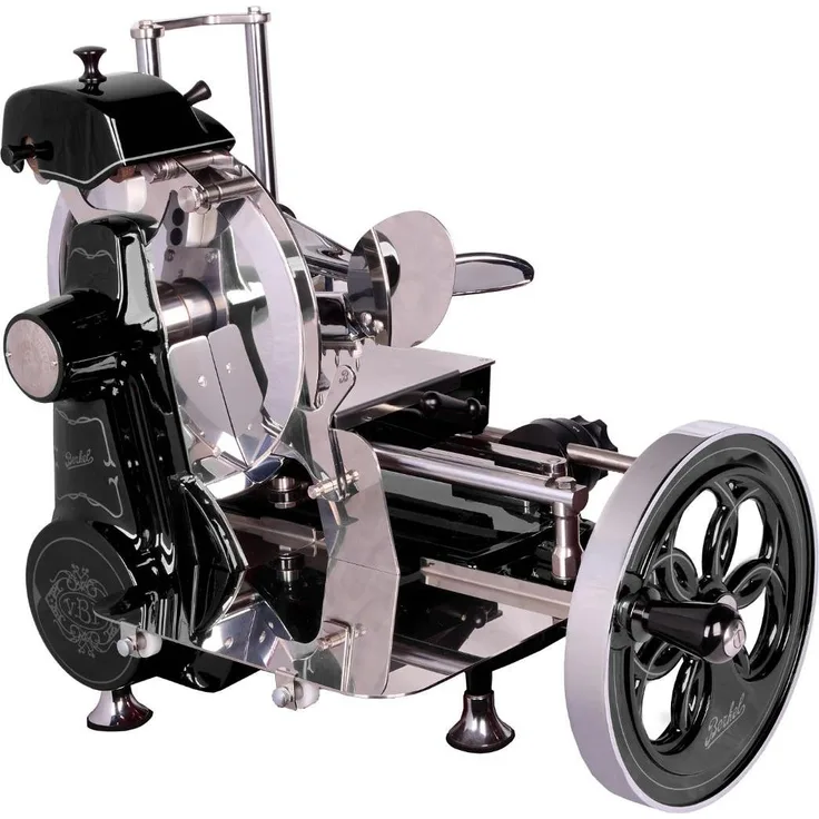 Berkel Volano B2, Aufschnittmaschine mit 265-mm-Rundmesser, präziser Millimeter-Einstellmöglichkeiten, schwarz