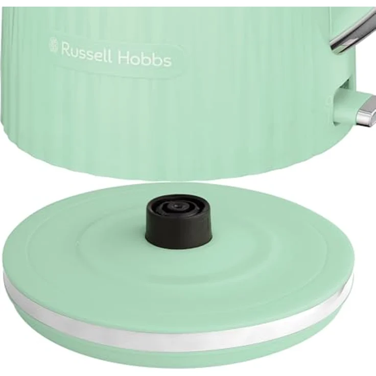 Russell Hobbs Wasserkocher Eden 27364-70, 1.7L, Deckelöffnung per Knopfdruck, Kalkfilter, leuchtender Schalter, Pistazie, 2400W – Bild 3