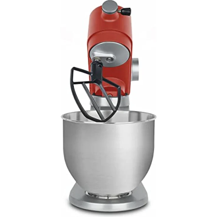 H.Koenig KM124 Küchenmaschine multifunktionell, 5 l, professionell, 800W 8 Geschwindigkeiten, rot – Bild 5