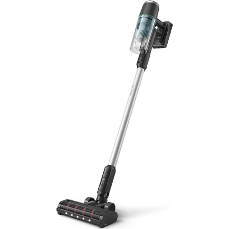 Philips Akku-Hand-und Stielstaubsauger XC3031/01 3000 Series “Staubentdecker”, 50,4 W, beutellos, mit bis zu 60 Minuten Laufzeit und zwei Zubehörteilen