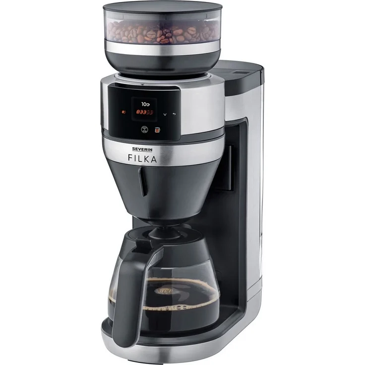 Severin Kaffeemaschine mit Mahlwerk KA 4852 FILKA, 1l Kaffeekanne, Papierfilter 1x4 – Bild 1