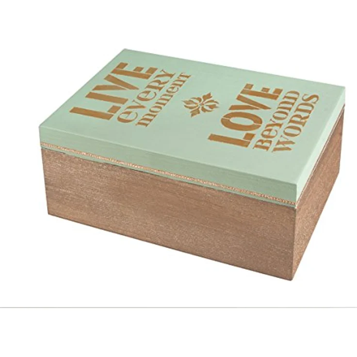 Rayher Hobby Rayher Aufbewahrungs-/Holz-Box mit Deckel, 20x12x9cm, Holzkiste, Holzschachtel mit abnehmbarem Deckel, FSC Mix Credit, 62815000, Groß – Bild 3