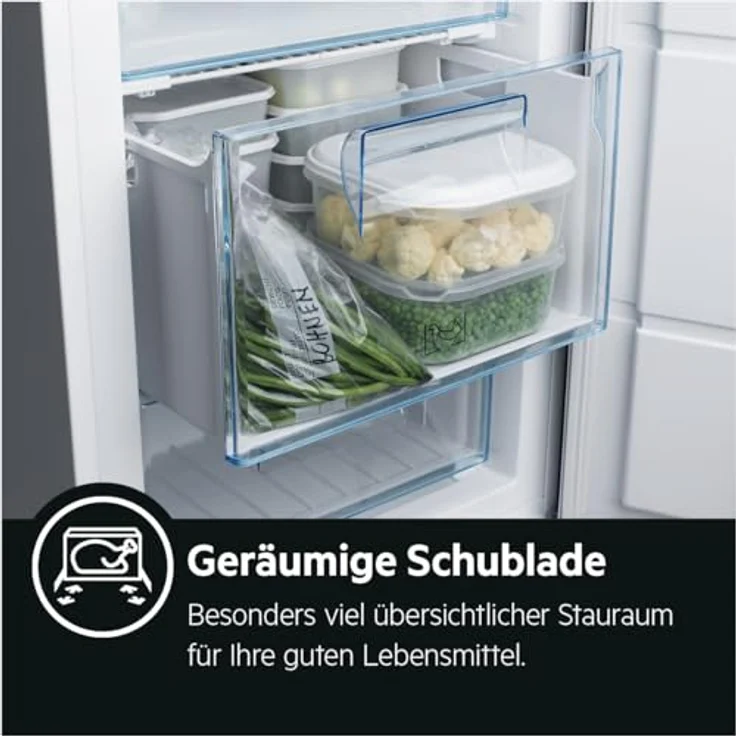 AEG OAB6I82EF Unterbau-Gefrierschrank / 820 mm / 95 L / Temperaturalarm / Festtür / E – Bild 3
