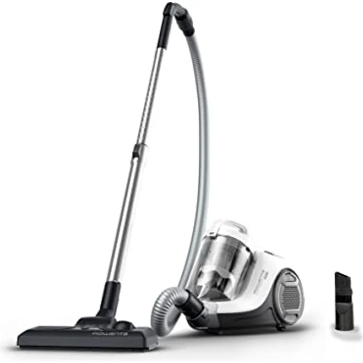 Rowenta RO2917, Beutelloser Staubsauger, weiß/grau – Bild 1