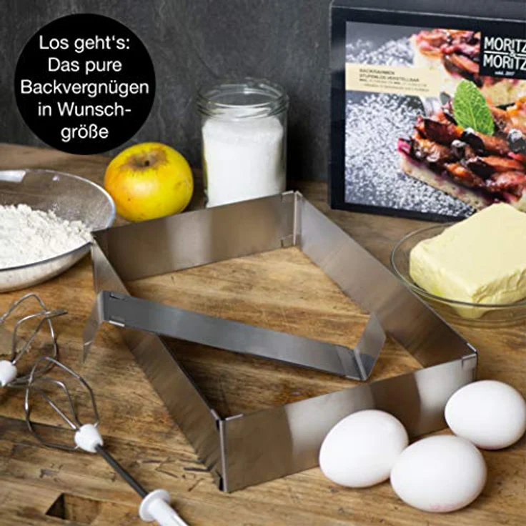 Moritz & Moritz Kitchen Backrahmen inklusive Spritzbeutel – Bild 7