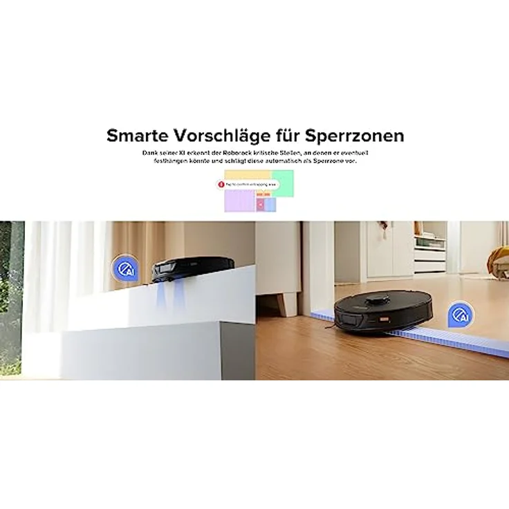 Roborock S7 Max Ultra, Saugwischroboter mit 5500 Pa Saugleistung, selbstentleerender Absaugstation, Ultraschall-Wischsystem, Schwarz-Grau – Bild 14