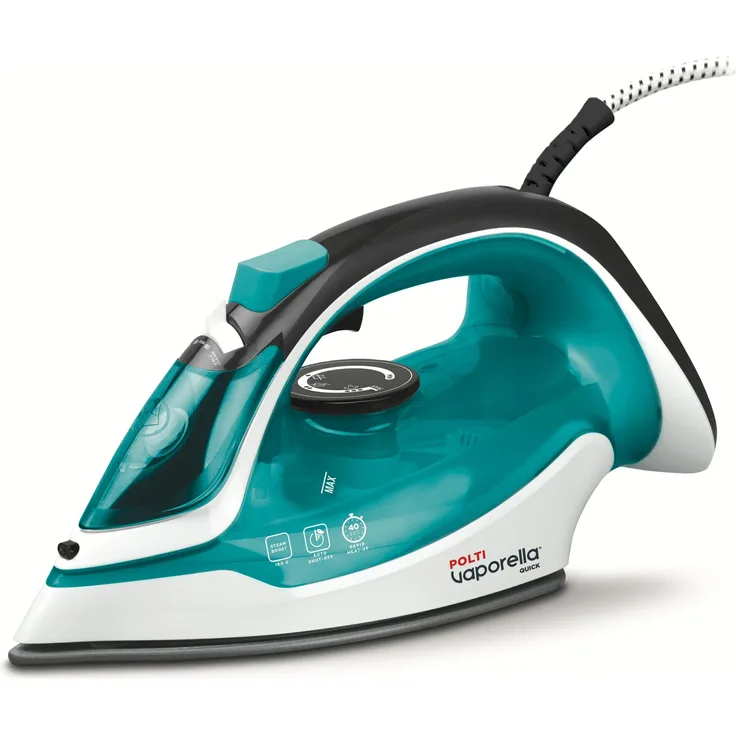 Polti Vaporella Quick Q090, Dampfbügeleisen mit 2600 Watt, 30 g/min Dampf, Keramik-Bügelsohle, Mehrfarbig