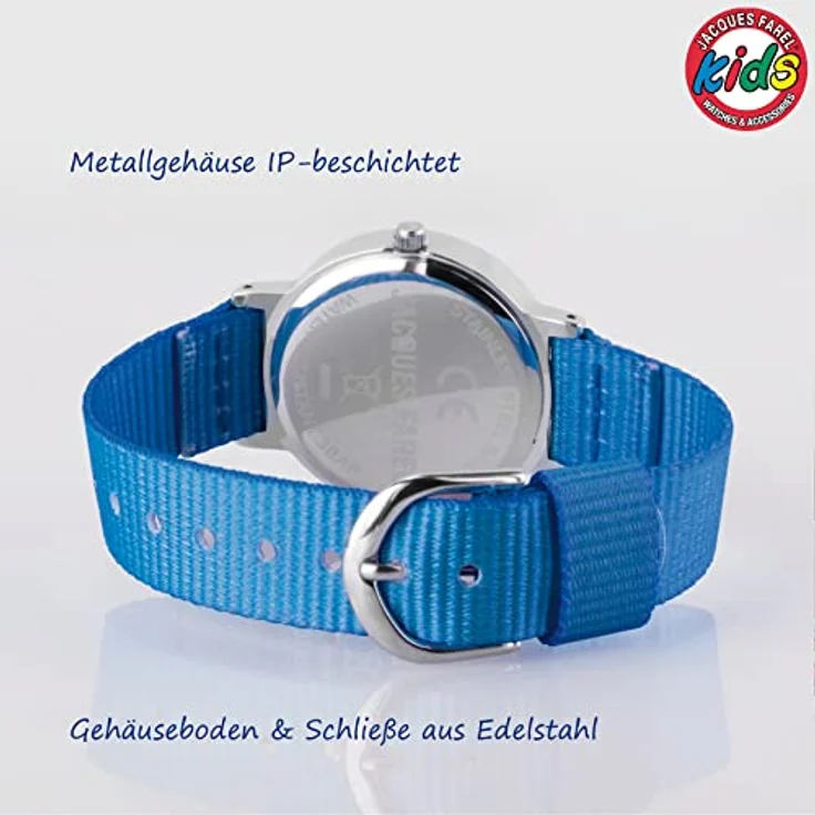 Jacques Farel Quarzuhr Happy Learning, Lernuhr, KOP 03, Blau, Kinderuhr - Preisvergleich – Bild 4