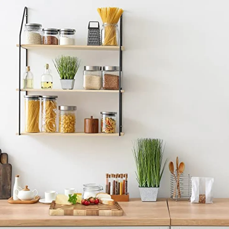 Relaxdays Schneidebrett, Schneidbrett, Braun – Bild 2