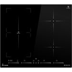 KKT KOLBE Induktions-Kochfeld IND5901HC, 60cm 4-Zonen WLAN Smart App Kochplatte, mit Flex-Zone, BBQ-Funktion, Booster, Kindersicherung, LED-Anzeige