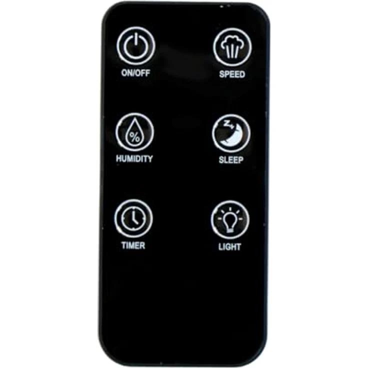 Grundig HD-1903A, Ultraschall-Luftbefeuchter 4,3L mit Timer, Nachtlicht und Fernbedienung, Schwarz – Bild 5