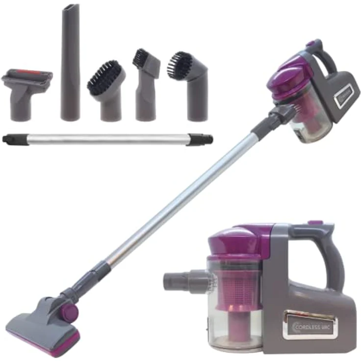 BEST DIRECT Akku Staubsauger Cordless Vac, 3-in-1, Staubsauger Kabellos, Wiederaufladbarer Akku Staubbehälter ohne Beutel Geringes Gewicht Einfache Leistungsstarke Absaugung für alle Oberflächen – Bild 1