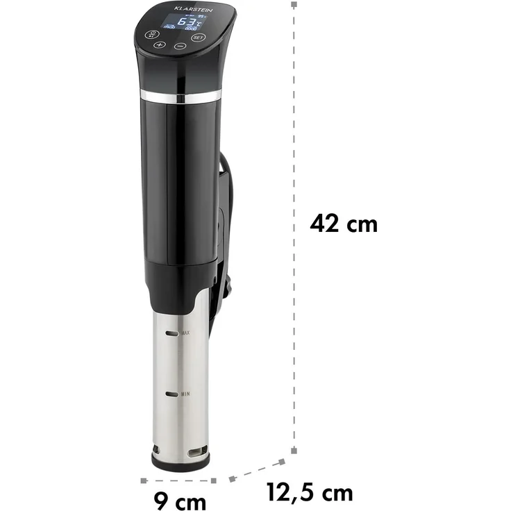 Quickstick Flex 1300W 3D Circulating 0-95 °C IPX7 Timer schwarz Schwarz – Bild 10