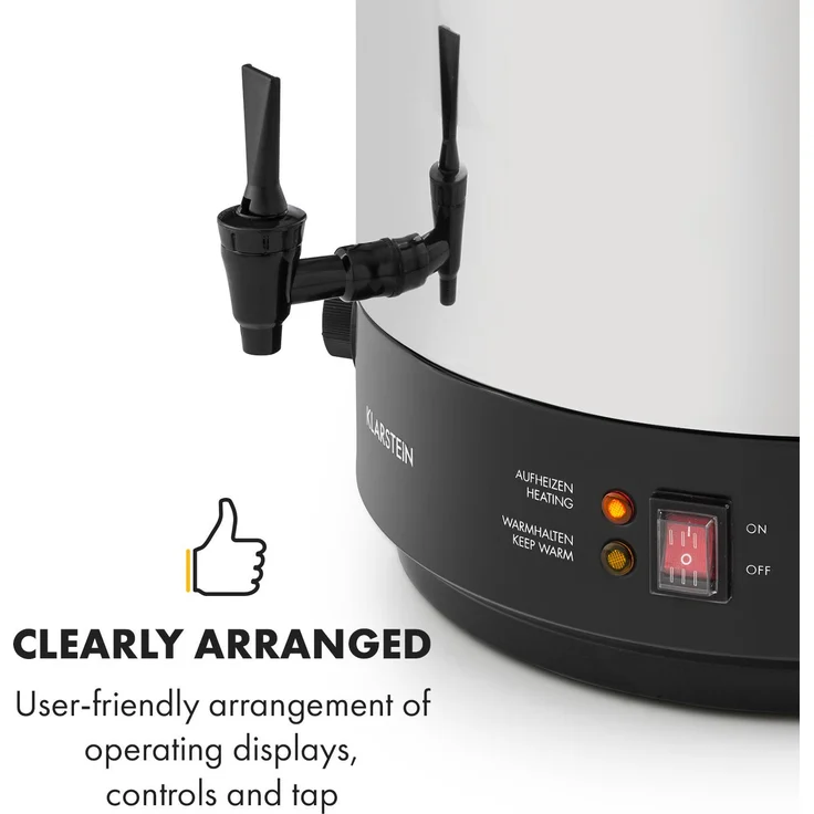 KonfiStar Einkochautomat Getränkespender 2500W 110°C 120min Edelstahl 50 Ltr – Bild 6