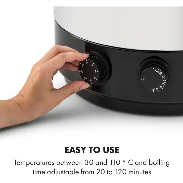 KonfiStar Einkochautomat Getränkespender 2500W 110°C 120min Edelstahl 50 Ltr – Bild 4