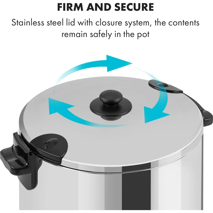 KonfiStar Einkochautomat Getränkespender 2500W 110°C 120min Edelstahl 50 Ltr – Bild 3