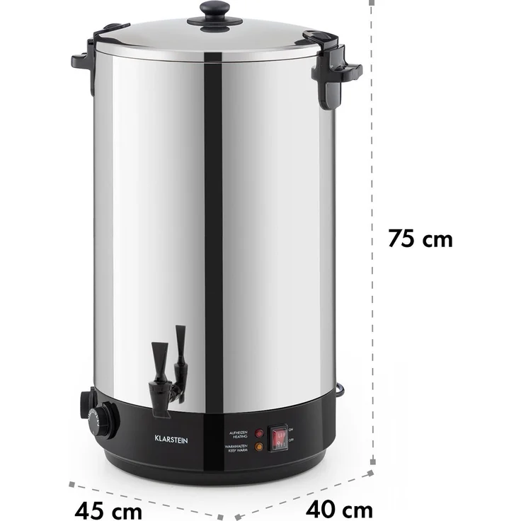 KonfiStar 60 Einkochautomat Getränkespender 2500W 60L 110°C 120min Edelstahl 60 Ltr – Bild 10