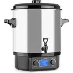 Biggie Einkochautomat Edelstahl 27 Liter 2000W Timer 27 Ltr digital silber