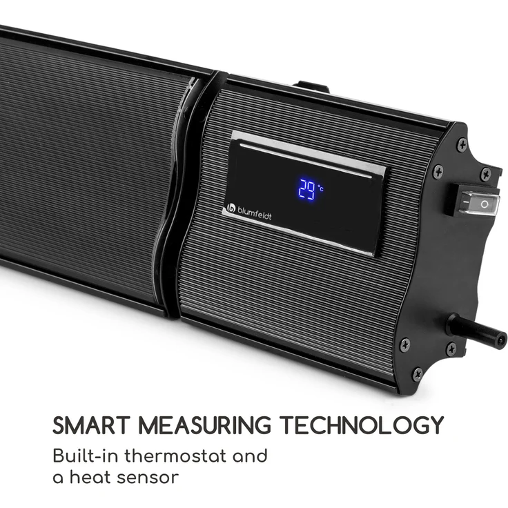 Blum CosmicBeam Plus XXL IR-Heizstrahler 3000W IP44 Fernbedienung weiß Schwarz, Heizstrahler – Bild 4