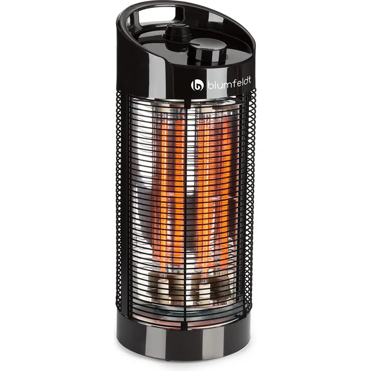 Blum Heat Guru 360 Standheizstrahler 1200|600W 2 Heizstufen IPX4, Heizstrahler