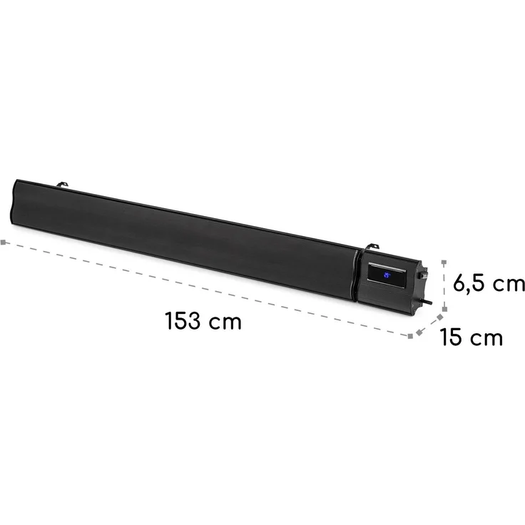 Blum CosmicBeam Plus Infrarot-Heizstrahler 2400W IP24 Fernbedienung schwarz, Heizstrahler – Bild 8