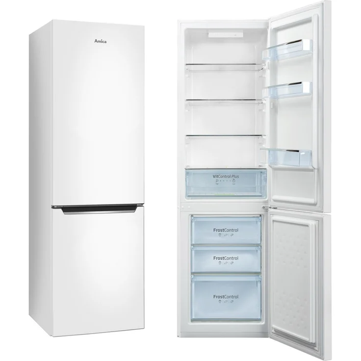 Amica KGCL 387 150 W Kühl-Gefrierkombination, freistehend, weiß, LED, Lagerzeit bei Störung 19h, Breite 54 cm – Bild 6