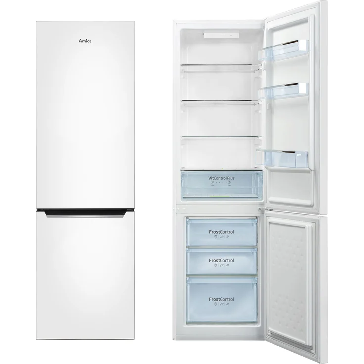 Amica KGCL 387 150 W Kühl-Gefrierkombination, freistehend, weiß, LED, Lagerzeit bei Störung 19h, Breite 54 cm – Bild 8