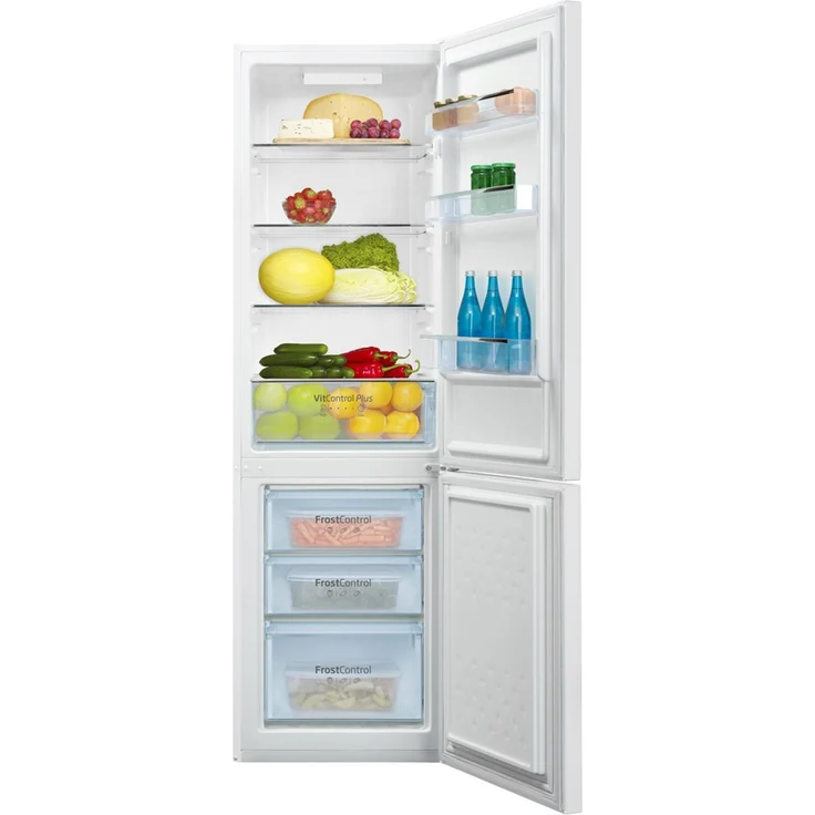 Amica KGCL 387 150 W Kühl-Gefrierkombination, freistehend, weiß, LED, Lagerzeit bei Störung 19h, Breite 54 cm – Bild 3